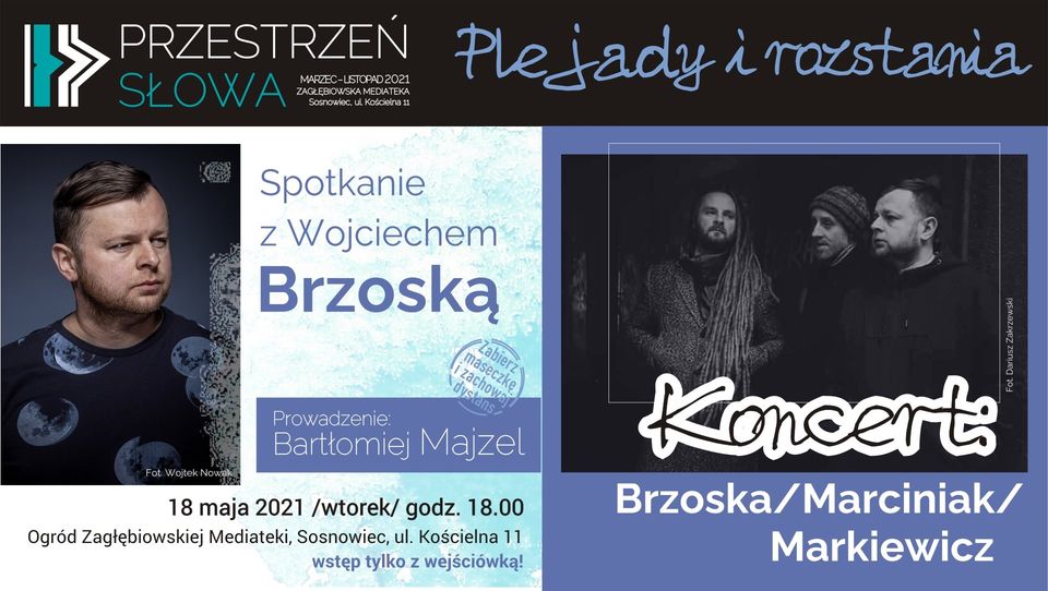 Wojciech Brzoska: literacko i muzycznie – czwarta odsłona Przestrzeni Słowa!