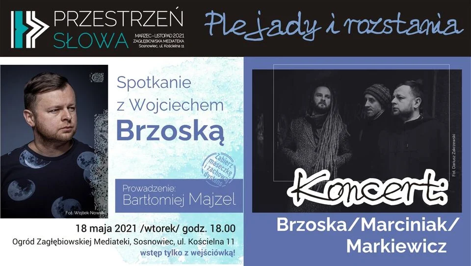 Wojciech Brzoska: literacko i muzycznie – czwarta odsłona Przestrzeni Słowa!
