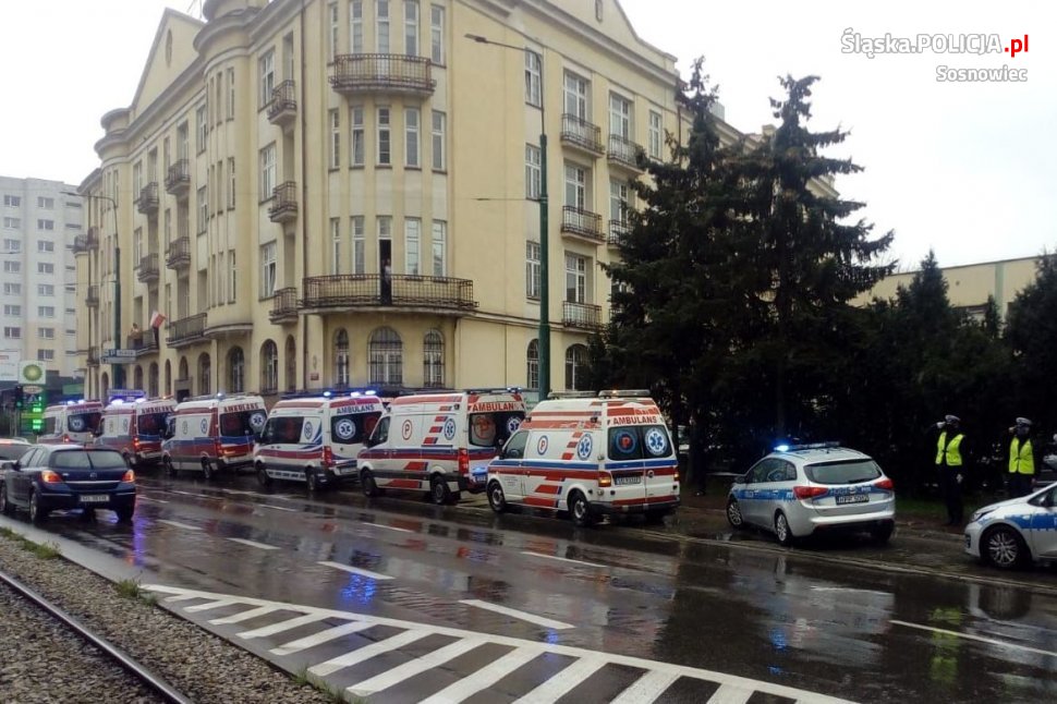 Sosnowieccy policjanci oddali hołd zastrzelonemu na służbie koledze