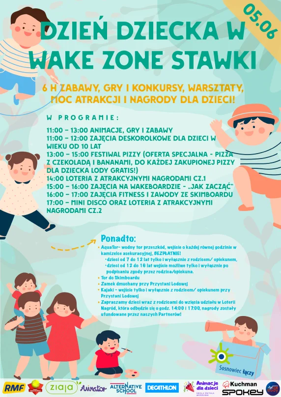 Wake Zone Stawiki świętuje Dzień Dziecka