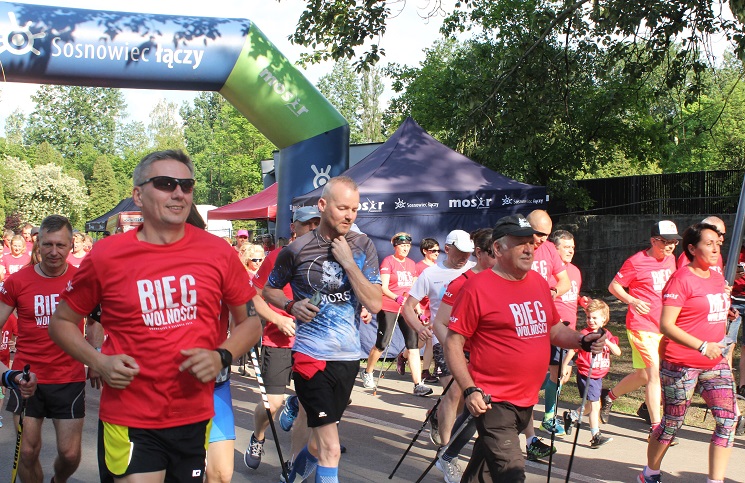 Bieg Wolności po raz trzeci w Sosnowcu