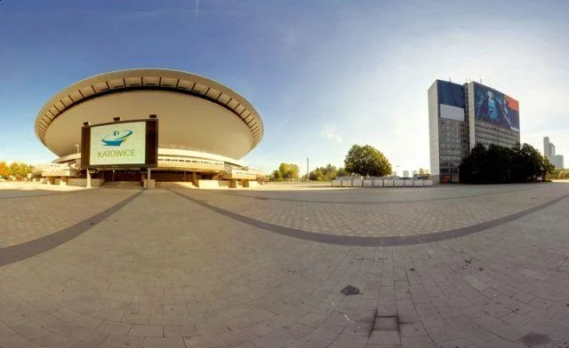 Nowy telebim w katowickim Spodku