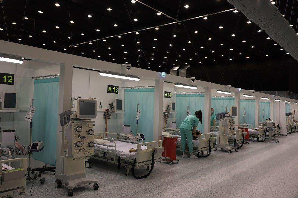 Szpital tymczasowy w MCK zostanie zamknięty w czerwcu