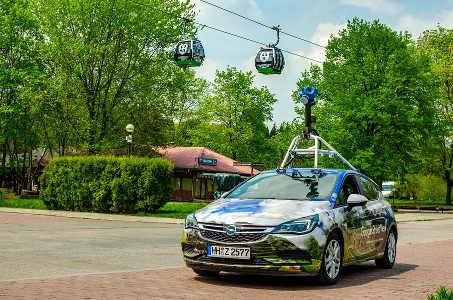 Park Śląski w Google Street View