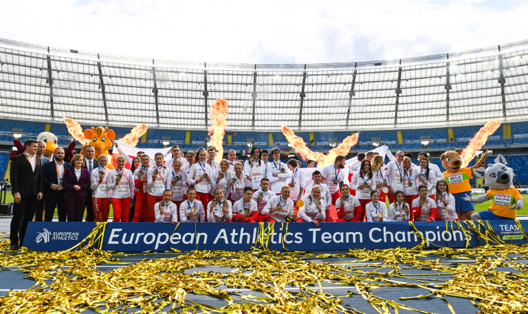 Polska wygrywa na Narodowym Stadionie Lekkoatletycznym