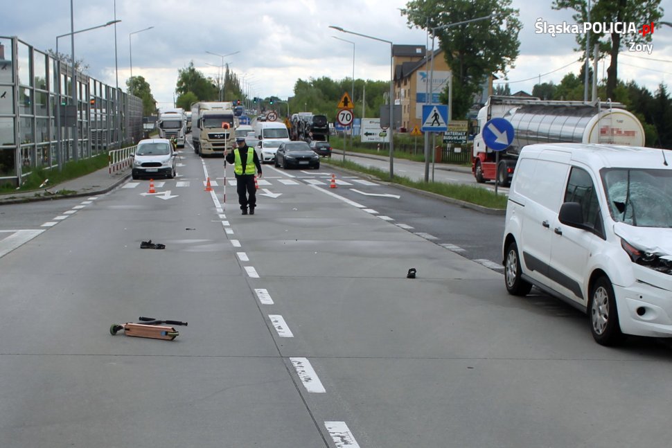 Potrącenie dziecka na pasach