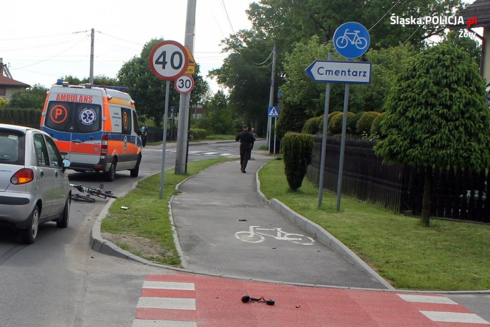 Zderzenie daewoo z jednośladem