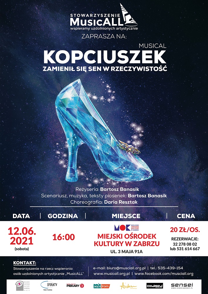 Musical "Kopciuszek" w Miejskim Ośrodku Kultury