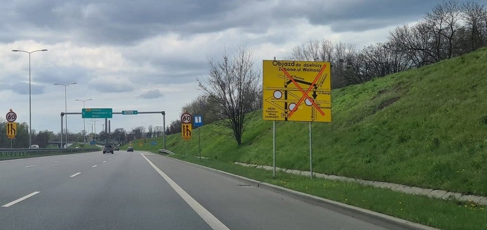 Uwaga kierowcy! Od 7 maja utrudnienia przy węźle DTŚ. Będą objazdy