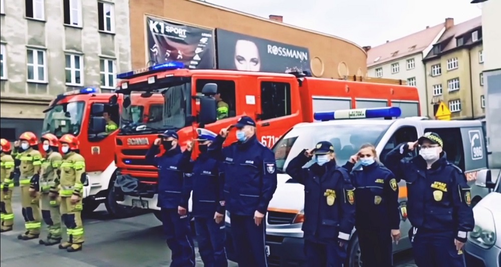 Ostatnie pożegnanie ś.p. aspiranta Michała Kędzierskiego