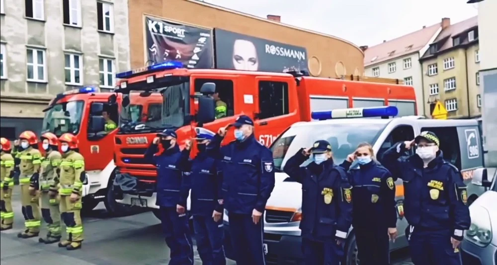 Ostatnie pożegnanie ś.p. aspiranta Michała Kędzierskiego
