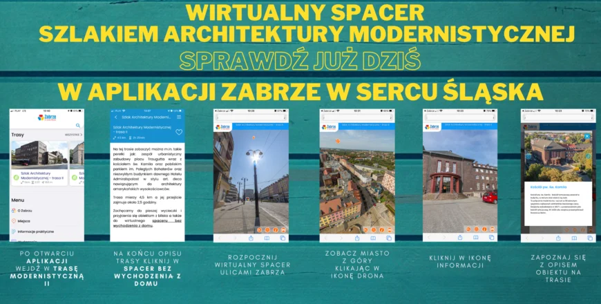 Wybierz się na spacer z aplikacją “Zabrze w sercu Śląska”