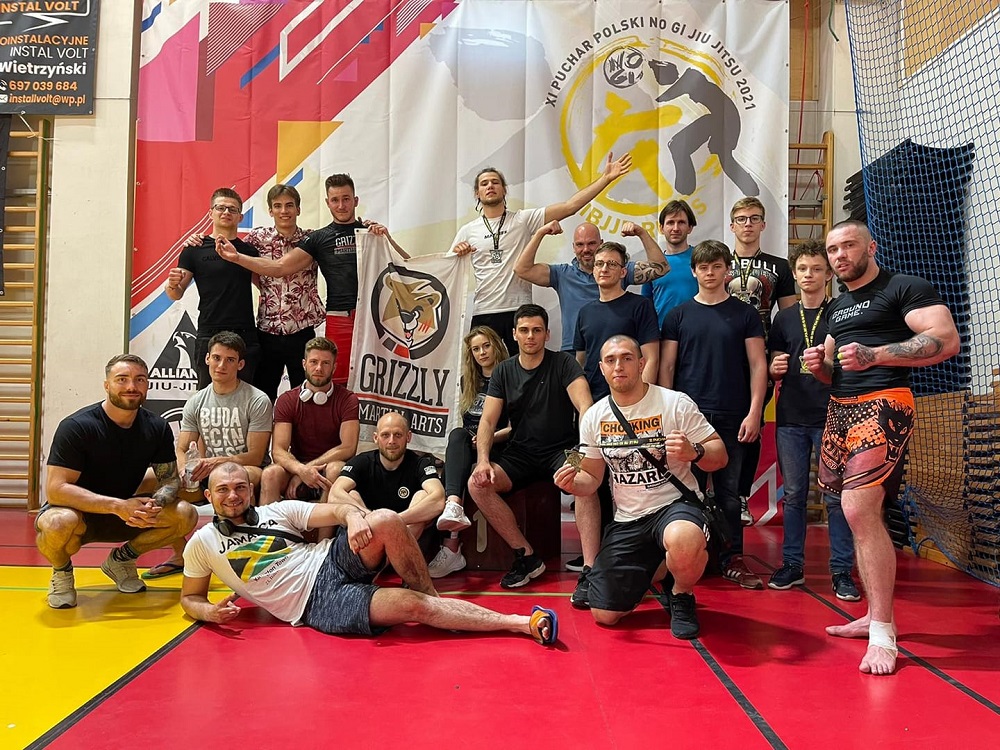 Grizzly Martial Arts wzięli udział w XI Pucharze Polski No Gi Jiu Jitsu 2021