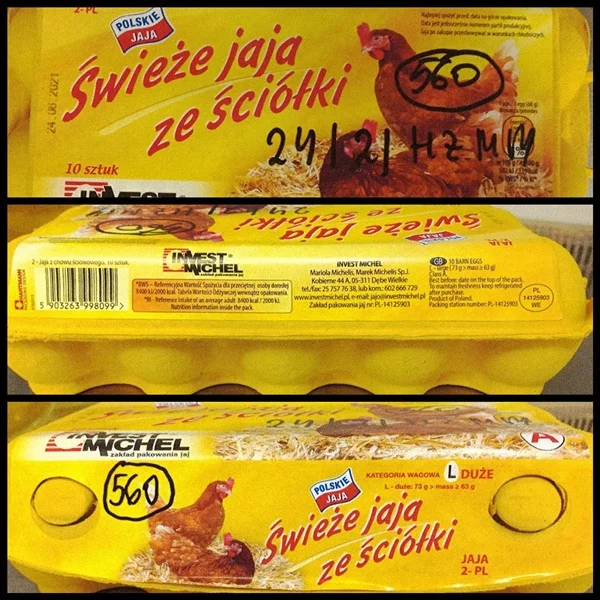 GIS ostrzega: bakterie Salmonella na powierzchni skorupek jaj konsumpcyjnych