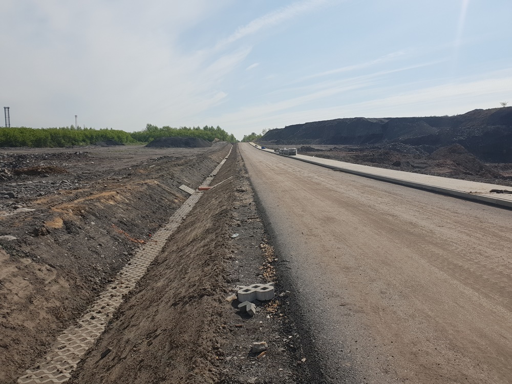 Tereny po KWK 1 Maja - postępy na placu budowy