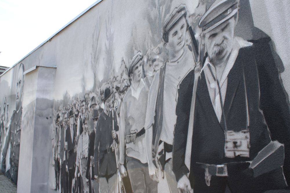 Odsłonięcie muralu Powstańców Śląskich