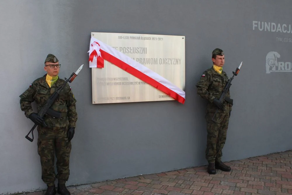 Odsłonięcie muralu Powstańców Śląskich