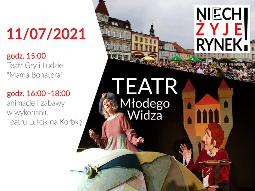 Teatr Młodego Widza/Niech Żyje Rynek - Mysłowicki Ośrodek Kultury zaprasza