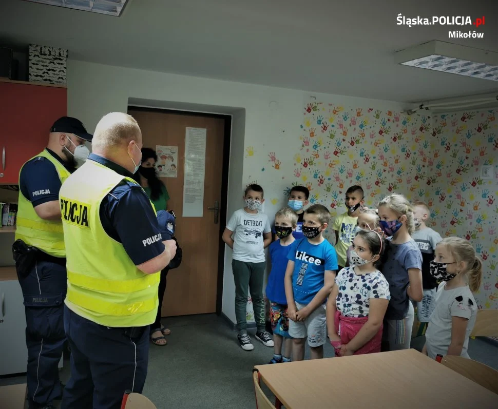 Dzielnicowi z Orzesza z edukacją wśród najmłodszych