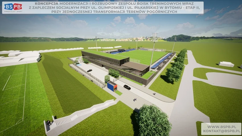 Umowa z wykonawcą podpisana. Powstanie nowy kompleks piłkarski Polonii Bytom