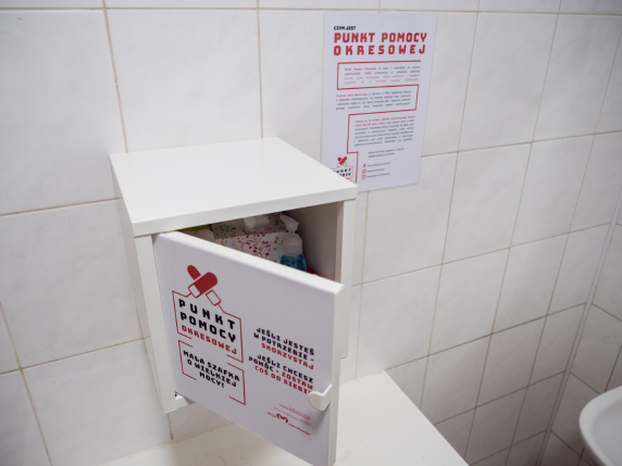 Skrzyneczki pomocy menstruacyjnej już w mieście!