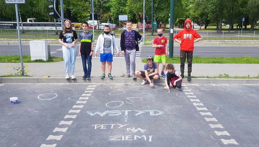 Akcja "Kreda wstydu" w SP nr.3