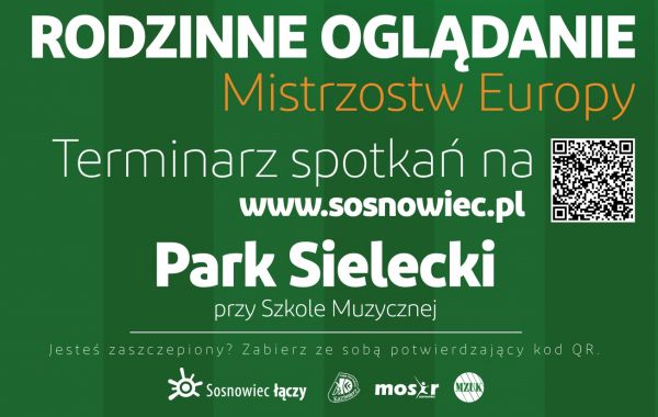 Rodzinne oglądanie EURO w Parku Sieleckim