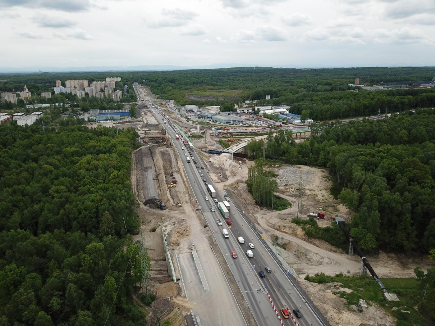 Katowice: Zmiana organizacji ruchu na węźle Giszowiec
