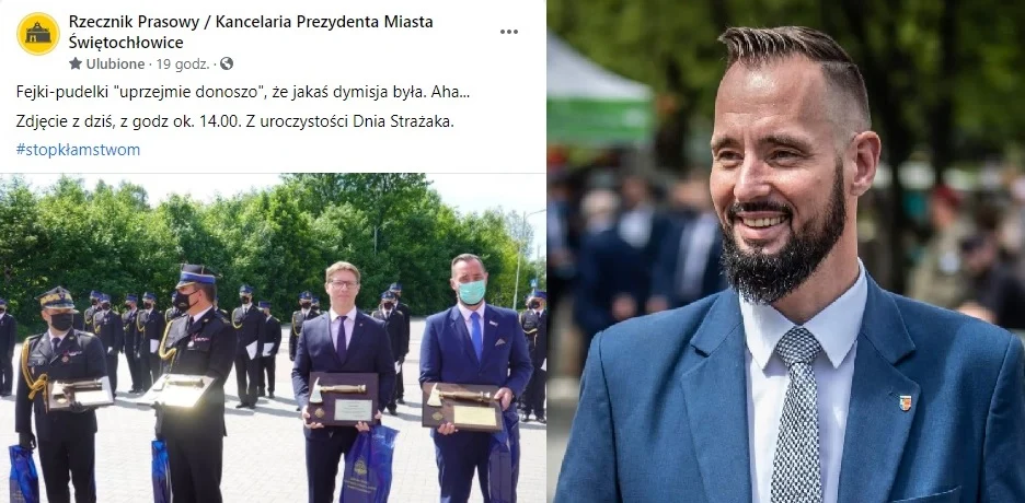 Zmiany w świętochłowickim magistracie? Informacja o dymisji wiceprezydenta to fake news