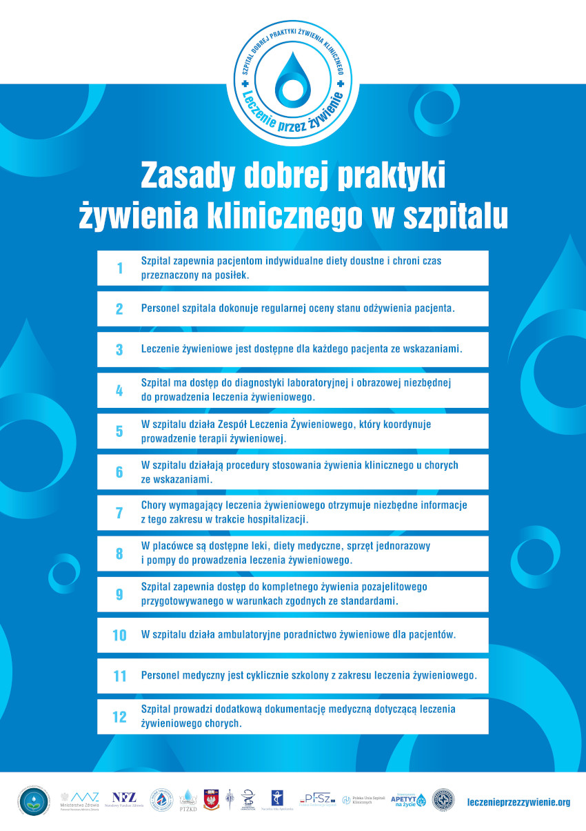Chorzowski ZSM szpitalem dobrej praktyki żywienia klinicznego