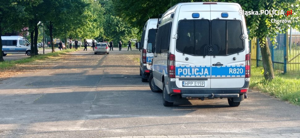 Zabezpieczenie meczu na Cichej. Nie odnotowano poważniejszych incydentów