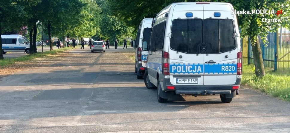 Zabezpieczenie meczu na Cichej. Nie odnotowano poważniejszych incydentów