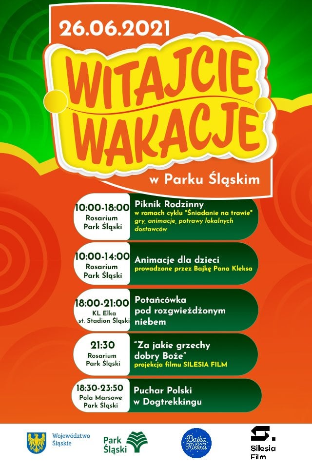 Witajcie wakacje! Zapraszamy do Parku Śląskiego na dzień pełen wrażeń