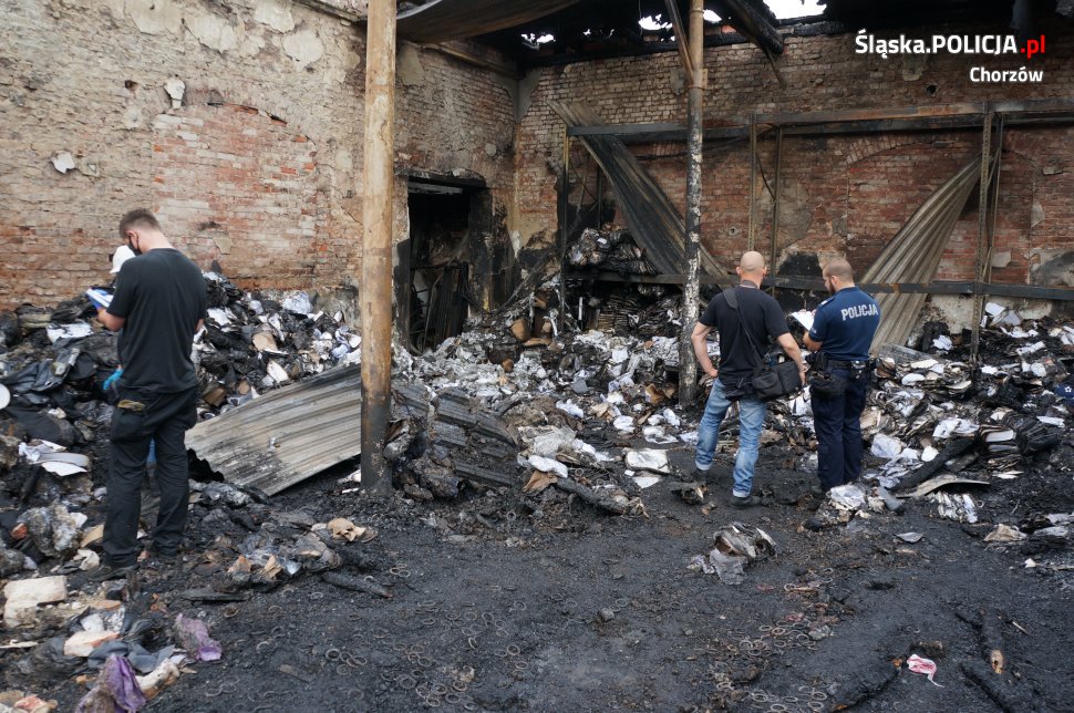 Pożar na terenie hali przy ul. Skargi w Chorzowie: Nowe ustalenia