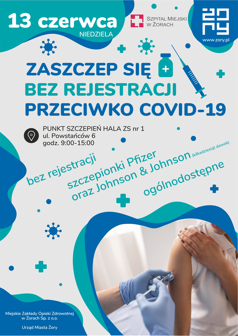 Zaszczep się bez rejestracji przeciwko COVID-19! Już w najbliższą niedzielę