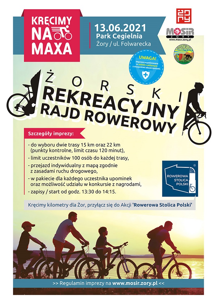 Żorski Rekreacyjny Rajd Rowerowy już w niedzielę!