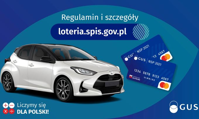 Zgłoś swój udział w Loterii Narodowego Spisu Powszechnego! Masz czas do 7 lipca