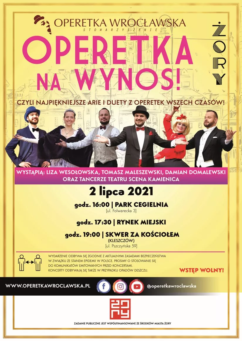 Operetka na wynos! Posłuchaj za darmo operetkowych przebojów w plenerze