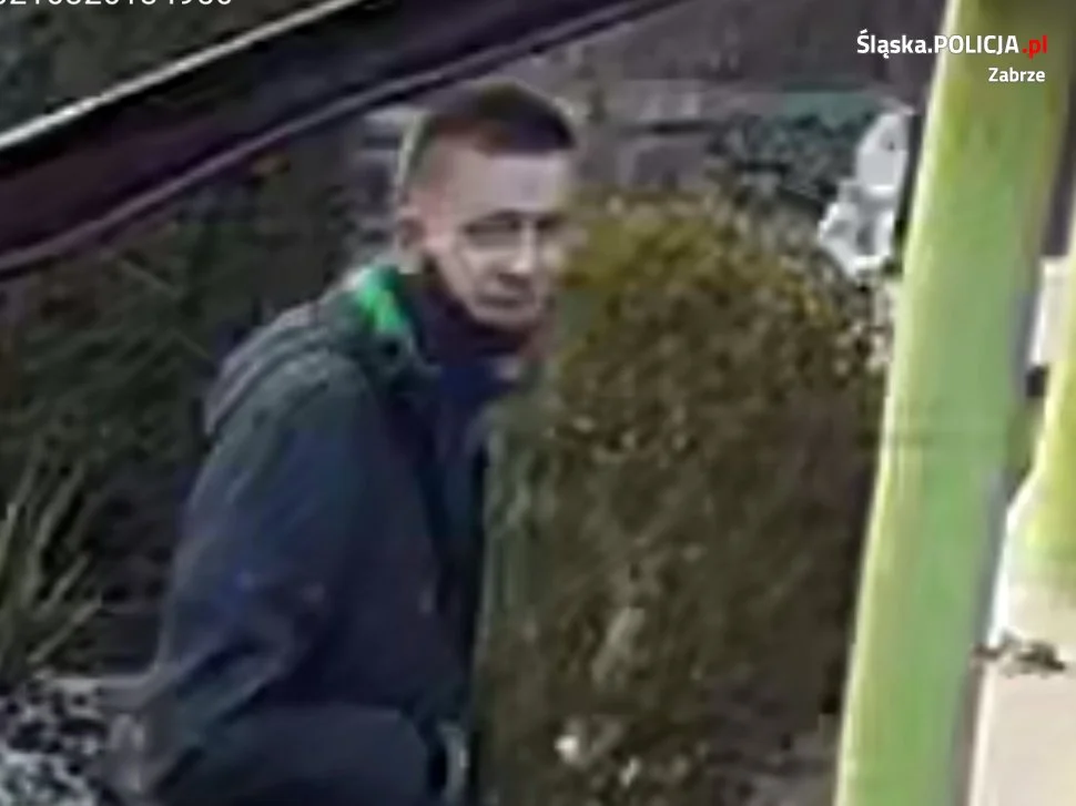 Wizerunek podejrzewanego o kradzież z włamaniem