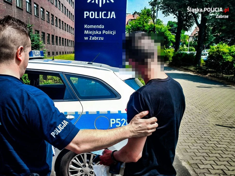 Kierowca z 3 promilami uszkodził 3 samochody w Zabrzu!