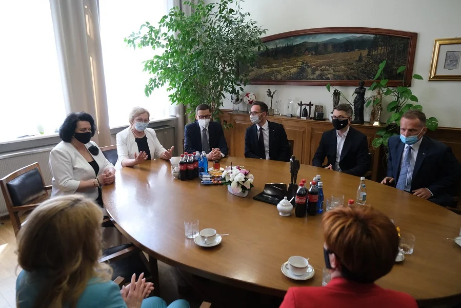 Premier Mateusz Morawiecki odwiedził Zabrze. Zapowiedział, że miasto otrzyma 3,5 mln euro!