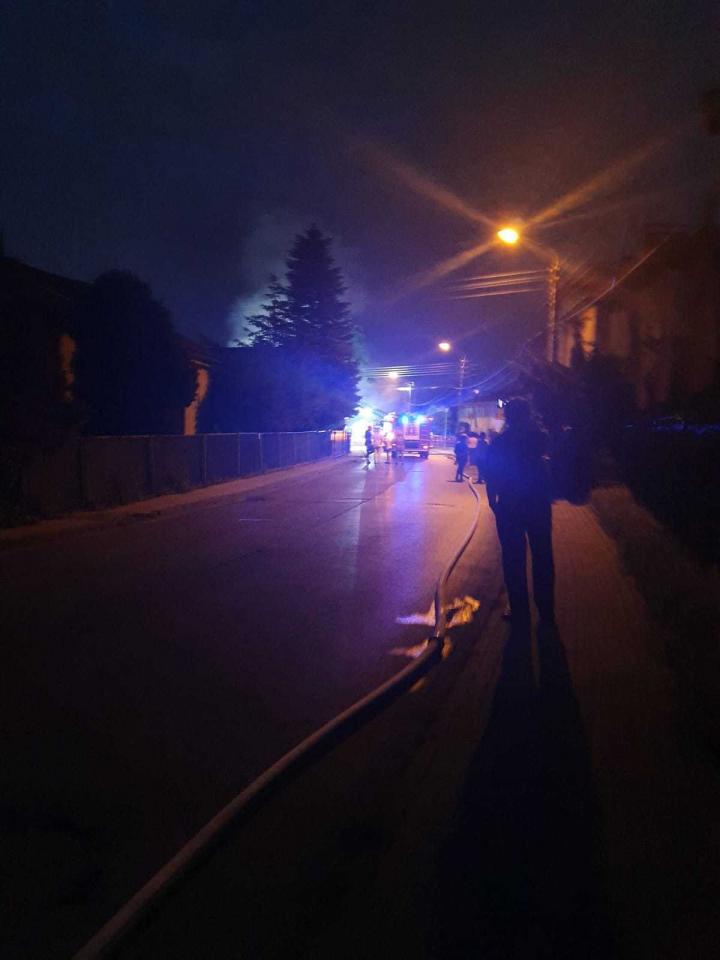 Pożar pustostanu w Bykowinie 3