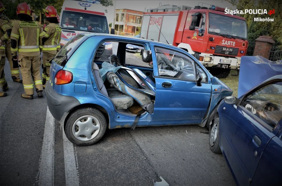 83-letni rudzianin sprawcą wypadku na mikołowskiej Wygodzie