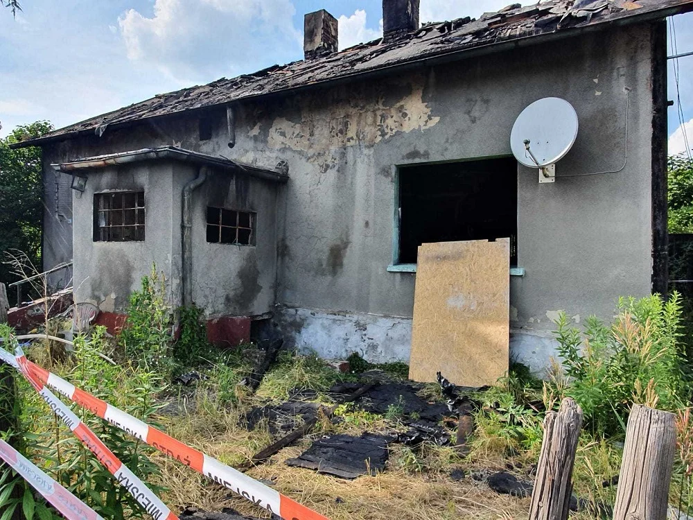 Czwartkowy pożar w Bykowinie to podpalenie. Szokujące zabójstwo w Rudzie Śląskiej