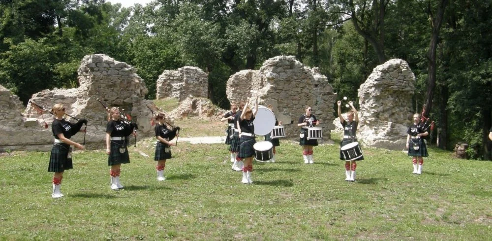 Szkoccy dudziarze na rudzkim zamku!