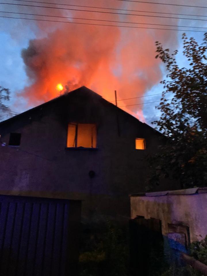 Pożar pustostanu w Bykowinie 7