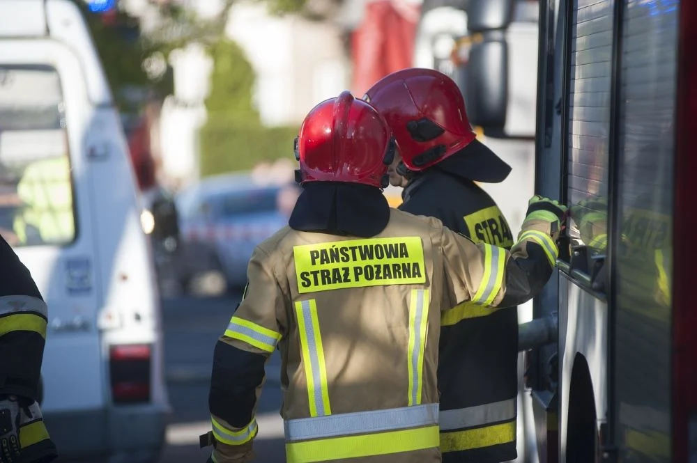Interwencja straży pożarnej na ulicy Latki w Rudzie Śląskiej!
