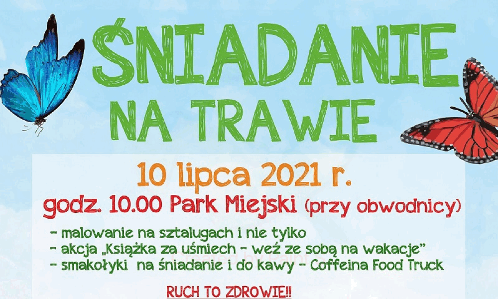 Taniec z motylami - zapraszamy na śniadanie do parku