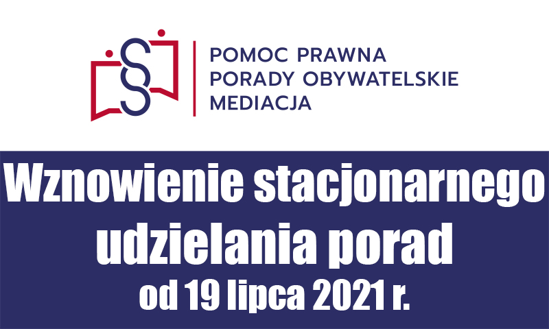 Wracają stacjonarne porady prawne