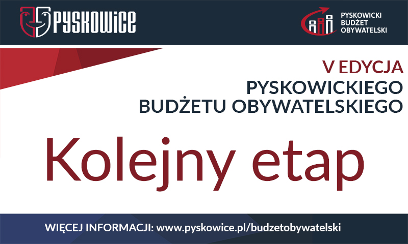 Znamy wyniki weryfikacji wniosków w ramach Pyskowickiego Budżetu Obywatelskiego